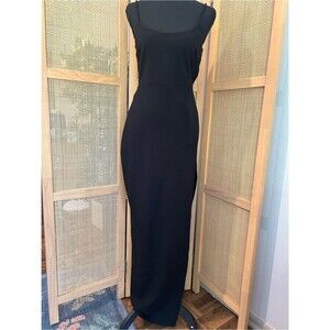 Lovers + Friends Black Strapless Maxi Dress